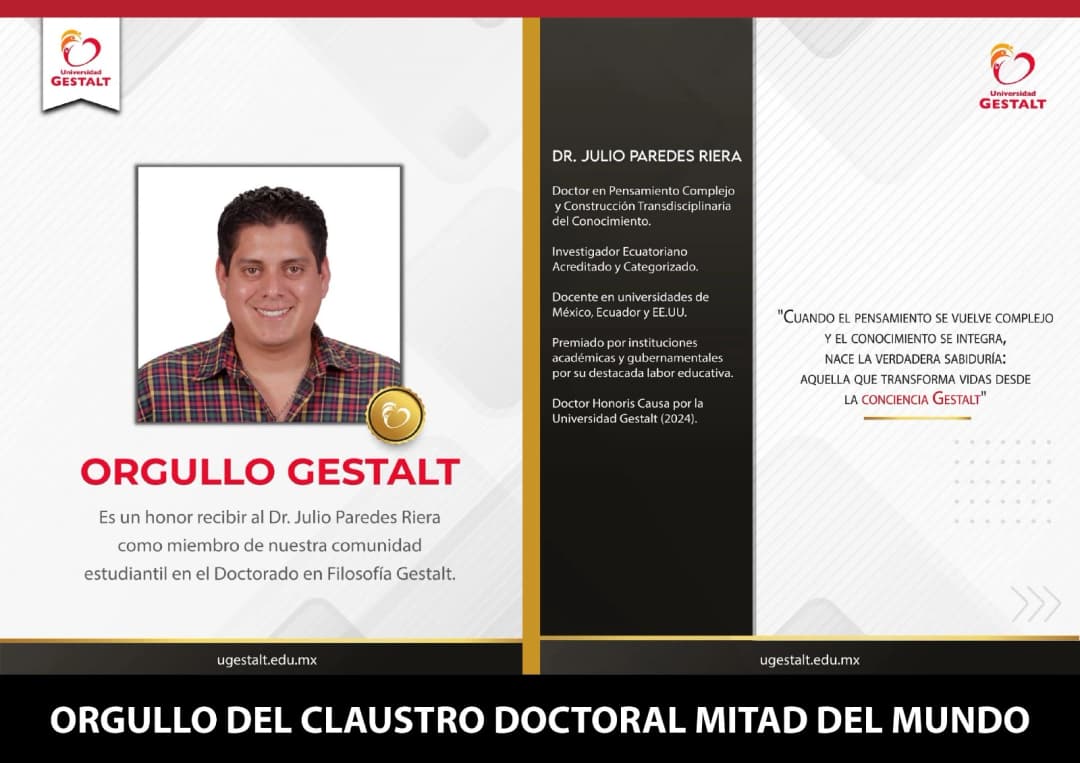 Claustro Doctoral Mitad del Mundo - Universidad Gestalt